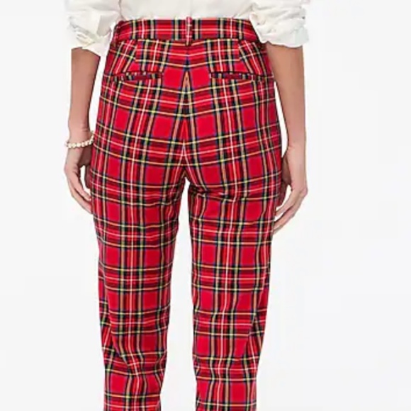 J. Crew Factory plaid Kallie Pant, Size 12 - Picture 2 of 5